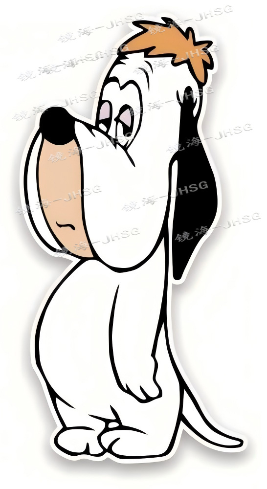 Laptop External Accessories - Autocollants de dessins animés Droopy Dog,