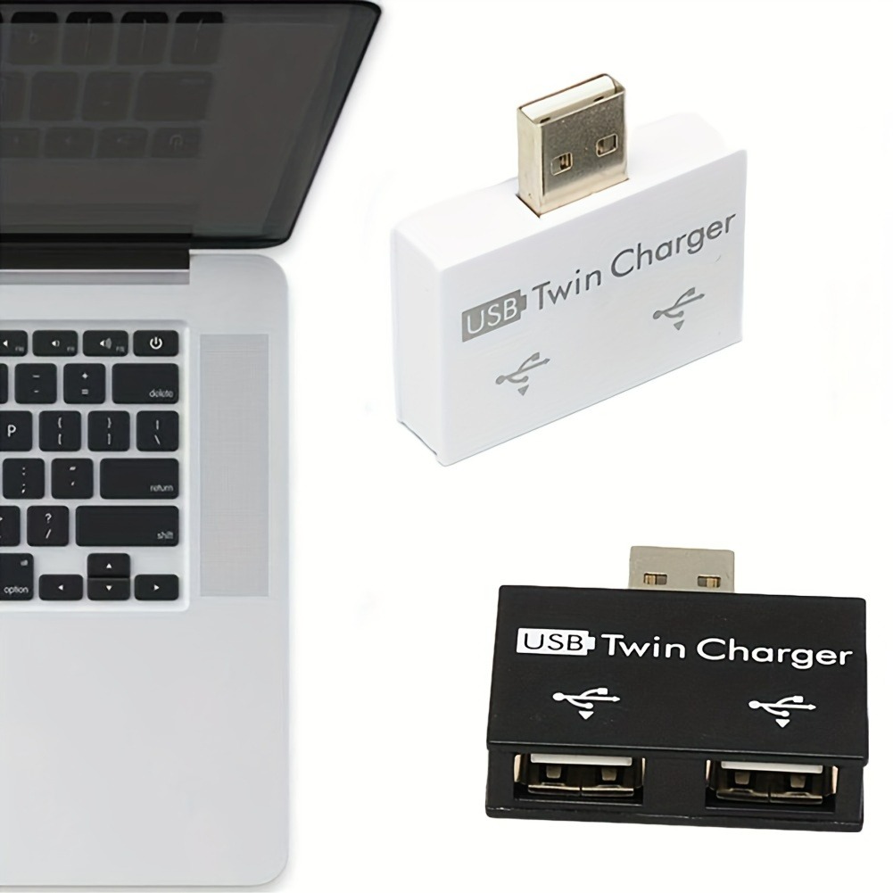 Laptop Accessories Hub - Répartiteur USB2.0 1 mâle à 2