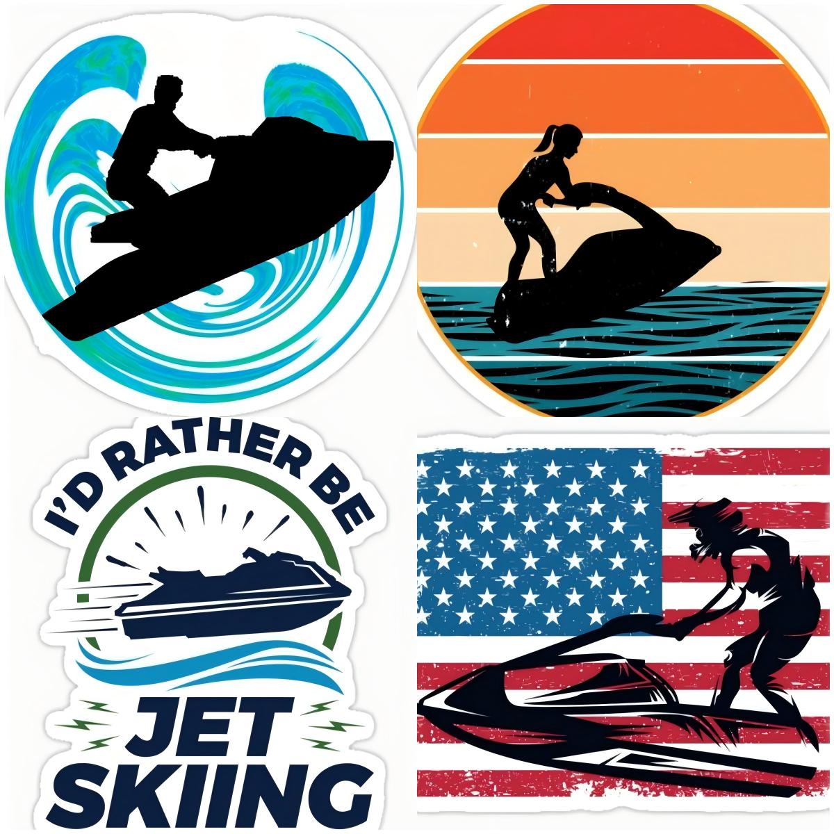 Laptop Accessories Logo - Autocollants de Jet Ski avec Logo