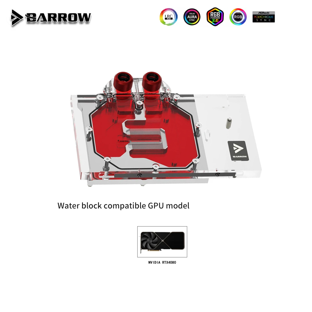 Nvidia Vga Rtx 4080 - Barrow GPU bloc d'eau pour carte