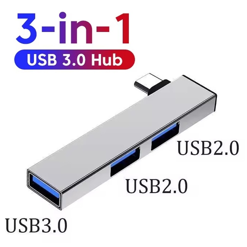 Laptop Accessories Hub - Hub USB 3.0 3 en 1,