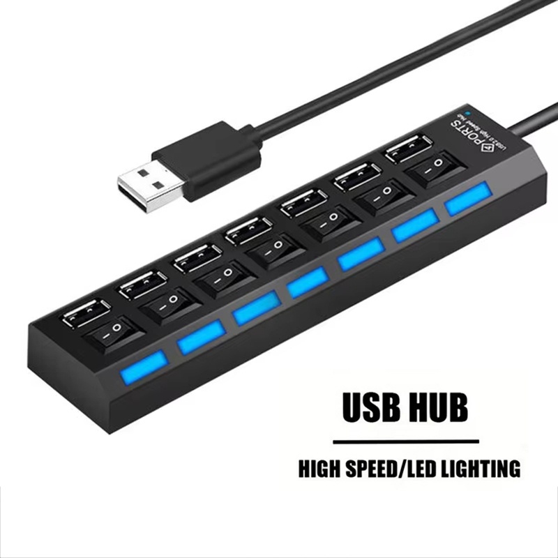 Laptop Accessories Hub - Répartiteur Hub USB 2.0 à 7
