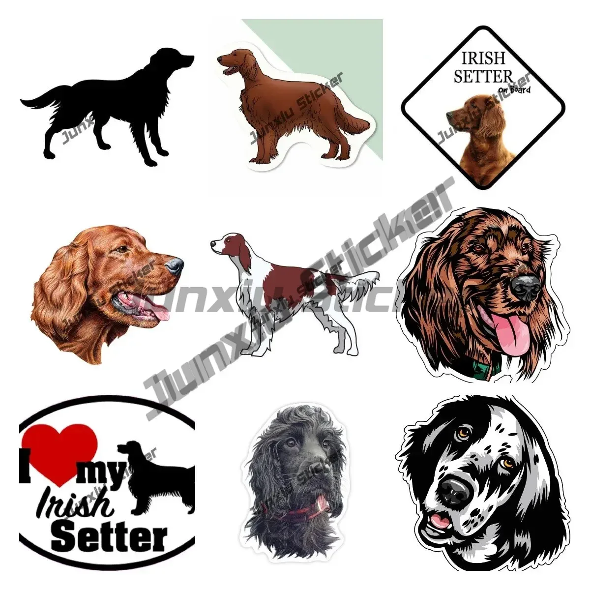 Laptop Accessories Logo - Autocollant de pare-chocs en vinyle Setter
