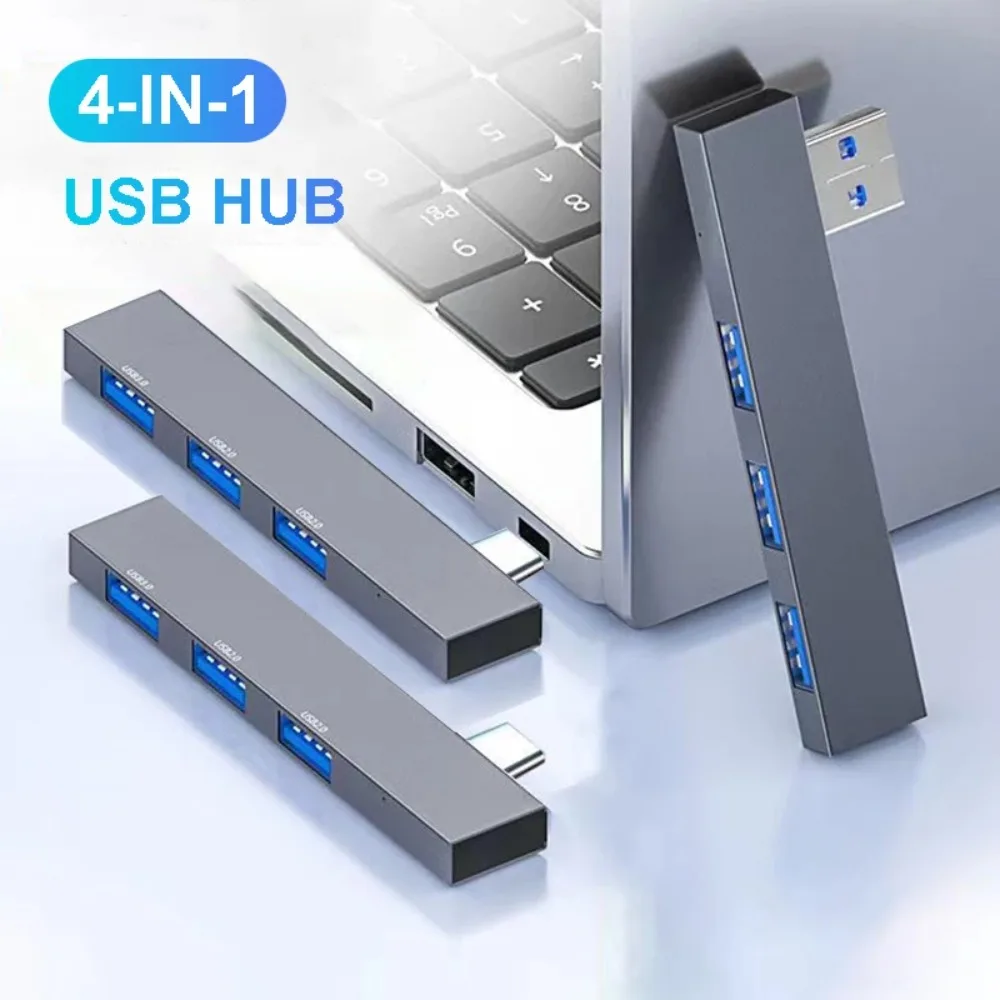 Laptop Accessories Hub - Adaptateur multi-USB OTG, concentrateur USB C