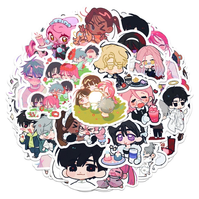 Laptop Accessories Cute - 80 autocollants mignons de dessins animés