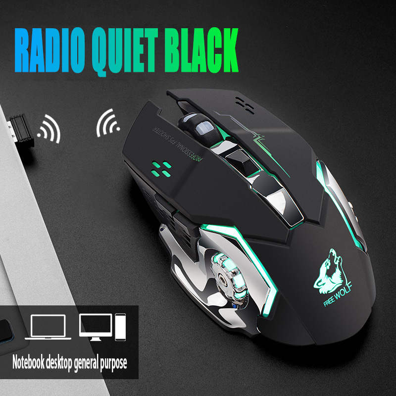 Laptop Electronics Accessories - Free Wolf-Souris de jeu sans fil
