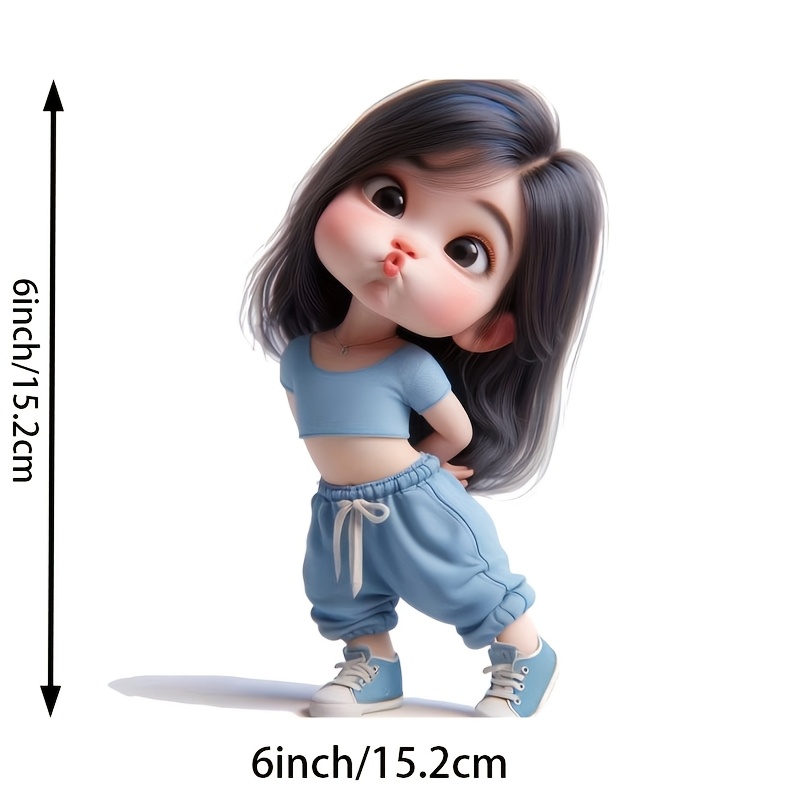 Autocollant en vinyle imperméa - Laptop Accessories Girls avis et prix