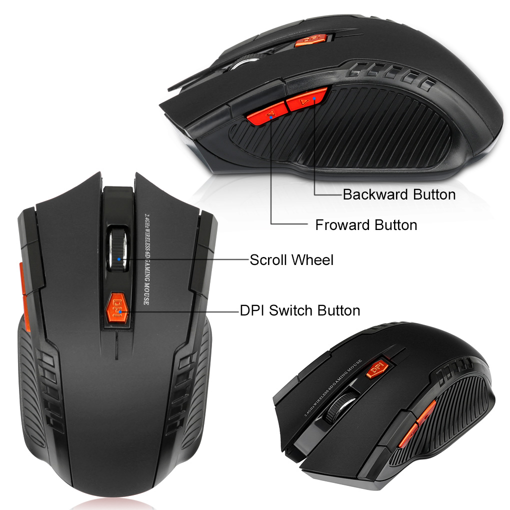 Souris optique sans fil 2.4G,  - Laptop Electronics Accessories avis et prix