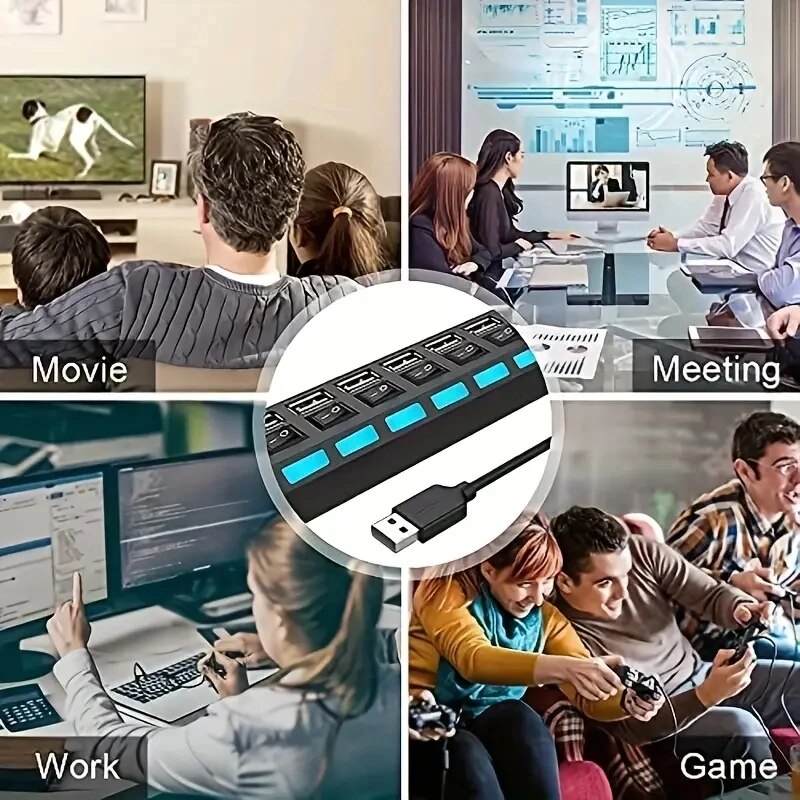 Adaptateur HUB USB 2.0 haute v - Laptop Accessories Hub avis et prix