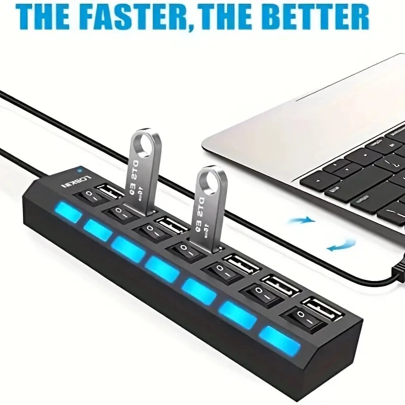 Adaptateur HUB USB 2.0 haute v - Laptop Accessories Hub avis et prix