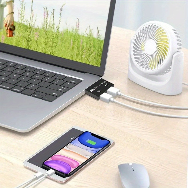 Répartiteur USB2.0 1 mâle à 2  - Laptop Accessories Hub avis et prix