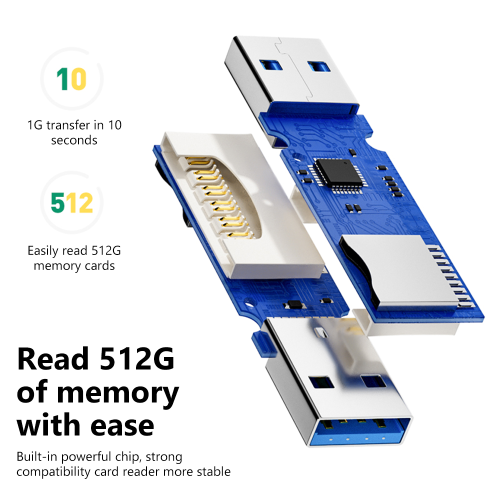 Lecteur de carte USB 3.0 2 en  - Laptop Accessories And Gadgets avis et prix