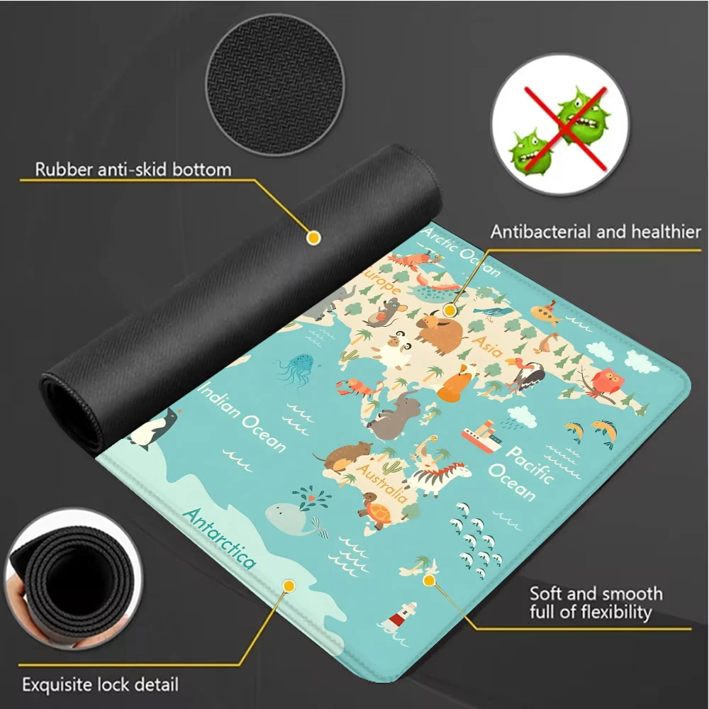 Tapis de souris de jeu carte d - Laptop Accessories Design avis et prix