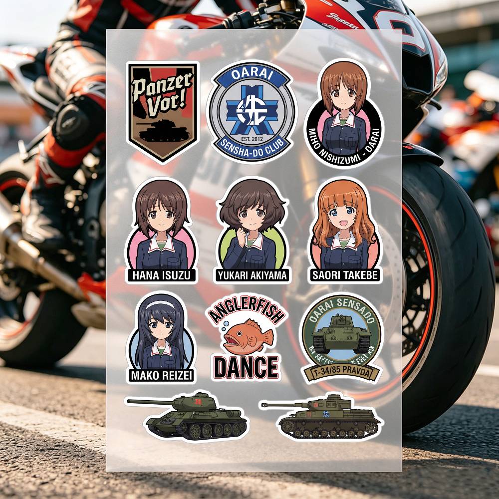 Autocollants de moto Anime Gir - Laptop Accessories Girls avis et prix