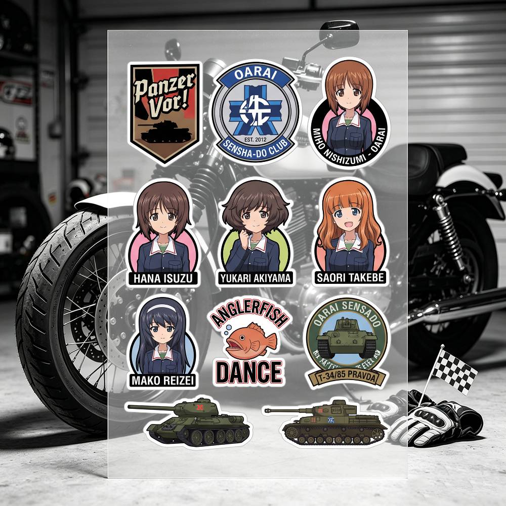 Autocollants de moto Anime Gir - Laptop Accessories Girls avis et prix