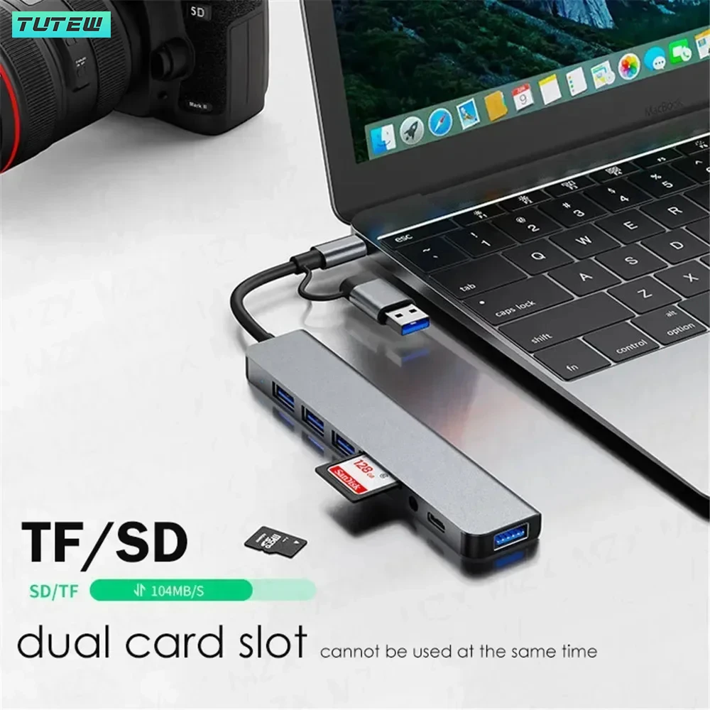 Répartiteur USB 8 en 1, Hub US - Laptop Accessories Hub avis et prix
