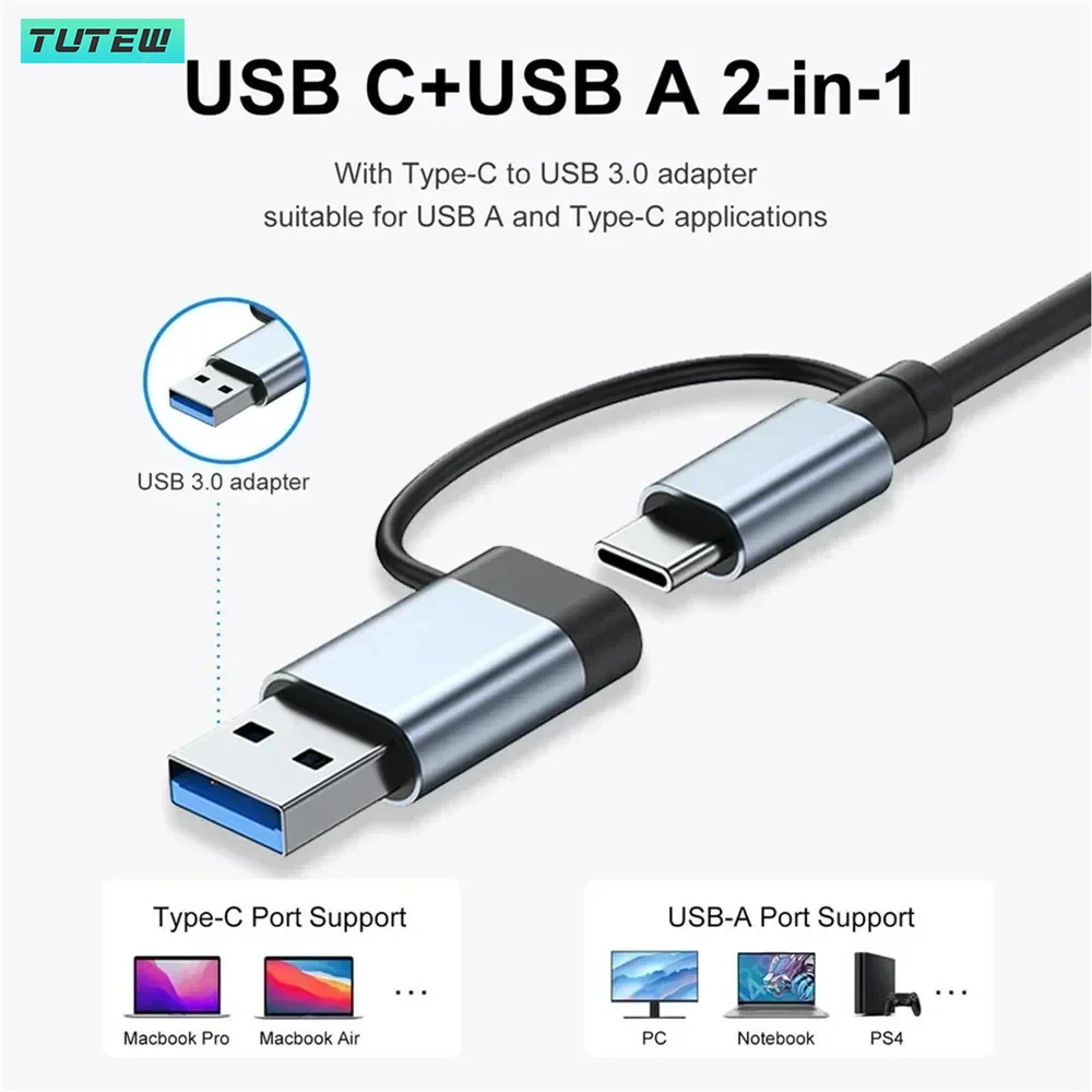 Répartiteur USB 8 en 1, Hub US - Laptop Accessories Hub avis et prix