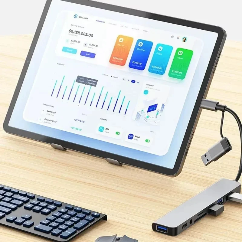 Répartiteur USB 8 en 1, Hub US - Laptop Accessories Hub avis et prix