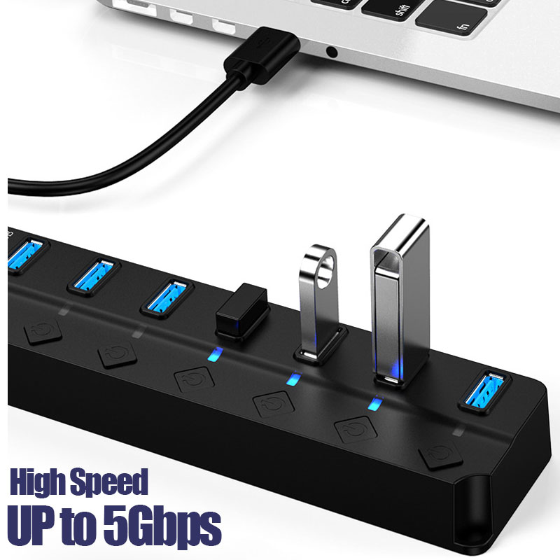 Hub USB 3.0 7 en 1, adaptateur - Laptop Accessories Hub avis et prix