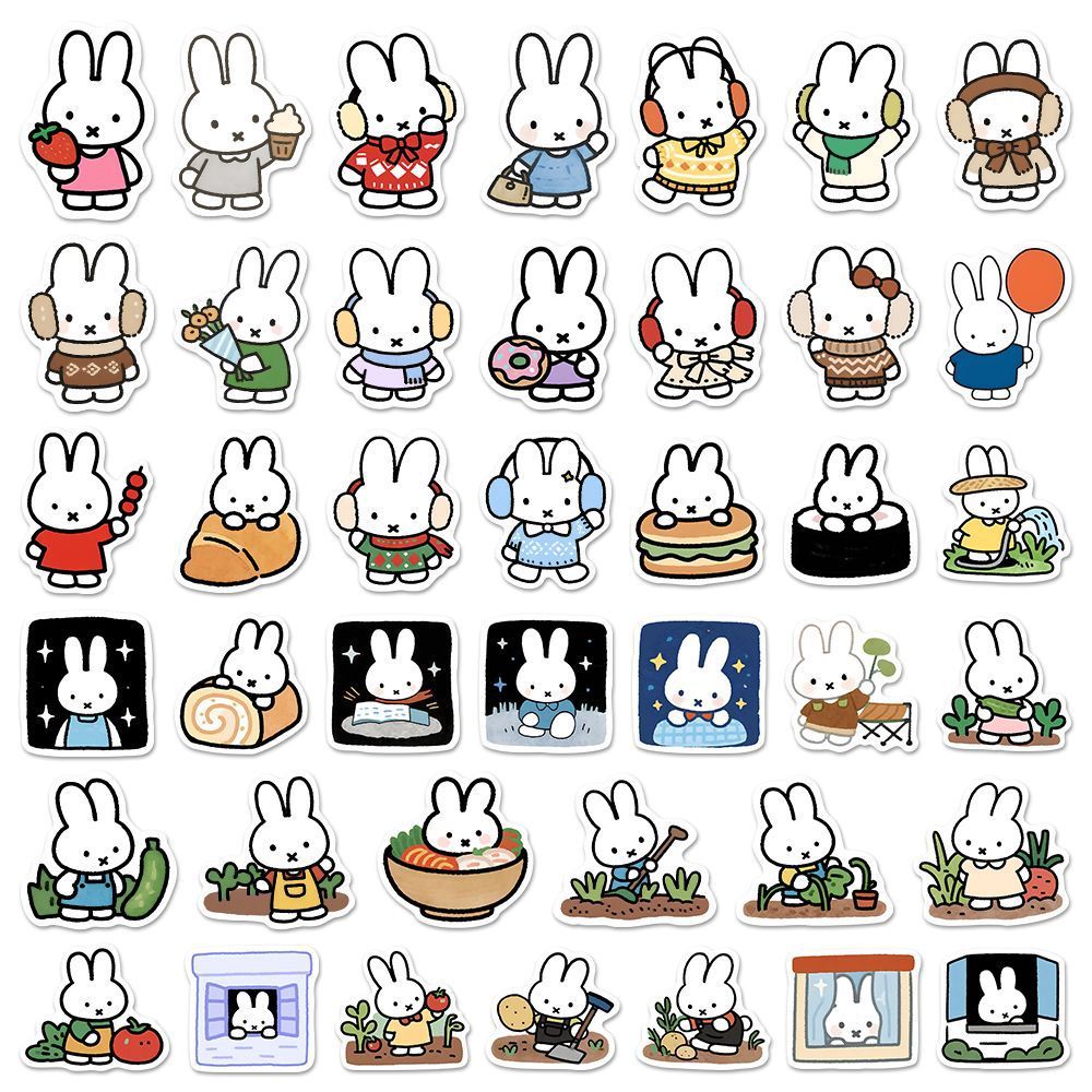 Autocollant Miffy, autocollant - Laptop Accessories Design avis et prix