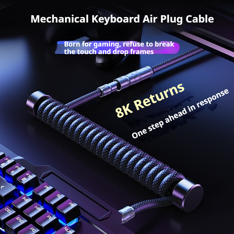 Câble de clavier enroulé Eary  - Laptop Accessories And Gadgets avis et prix