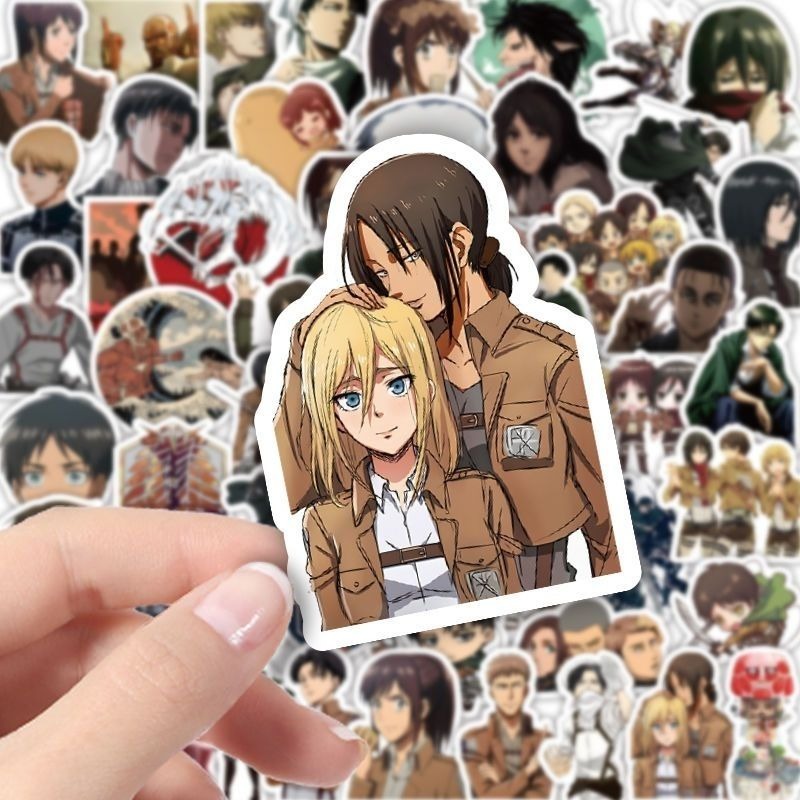60 autocollants anime Attack o - Laptop Accessories Wholesale avis et prix