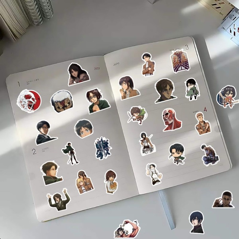 60 autocollants anime Attack o - Laptop Accessories Wholesale avis et prix