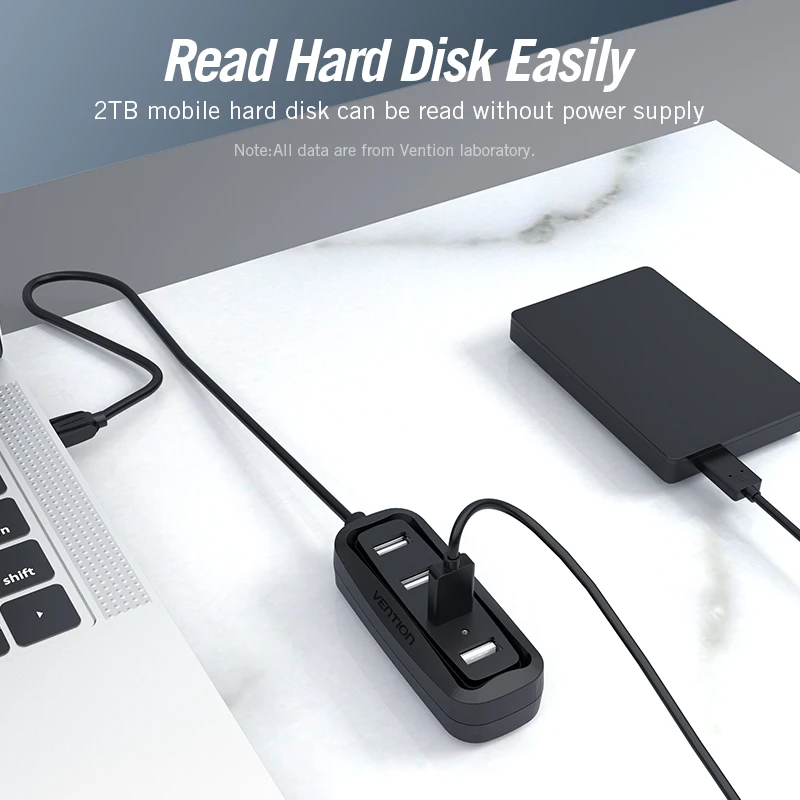 Vention USB 2.0 HUB 4 ports av - Laptop Electronics Accessories avis et prix