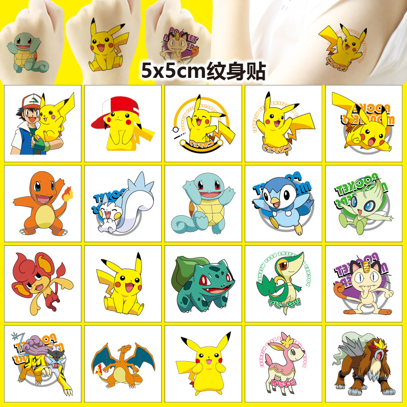 Autocollant de tatouage Pokemo - Laptop Accessories Wholesale avis et prix
