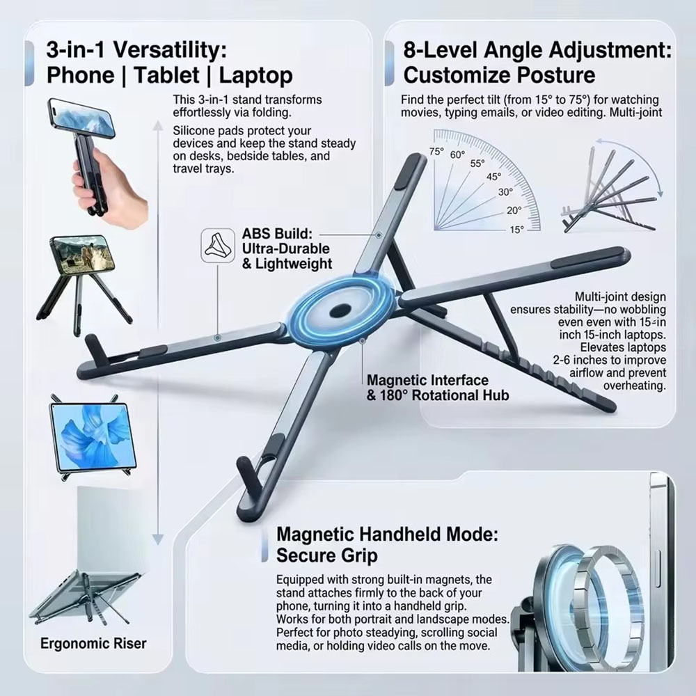Support de téléphone magnétiqu - Laptop Extra Accessories avis et prix