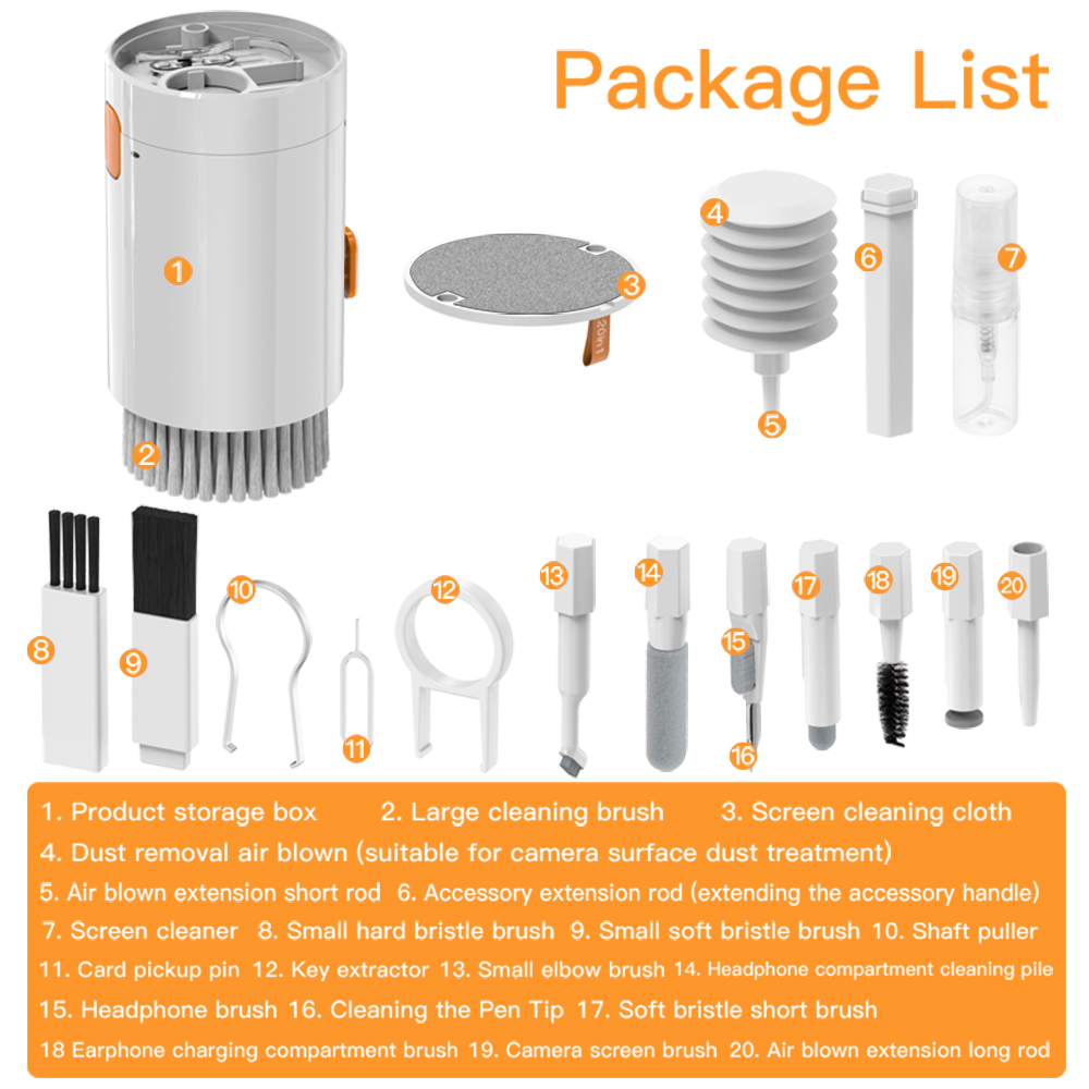 Kit d'outils de nettoyage 20 e - Laptop Electronics Accessories avis et prix