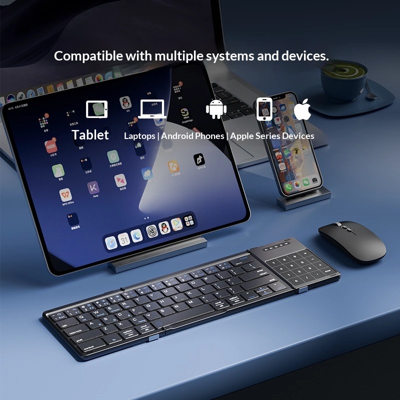 Clavier Bluetooth sans fil pli - Laptop Extra Accessories avis et prix