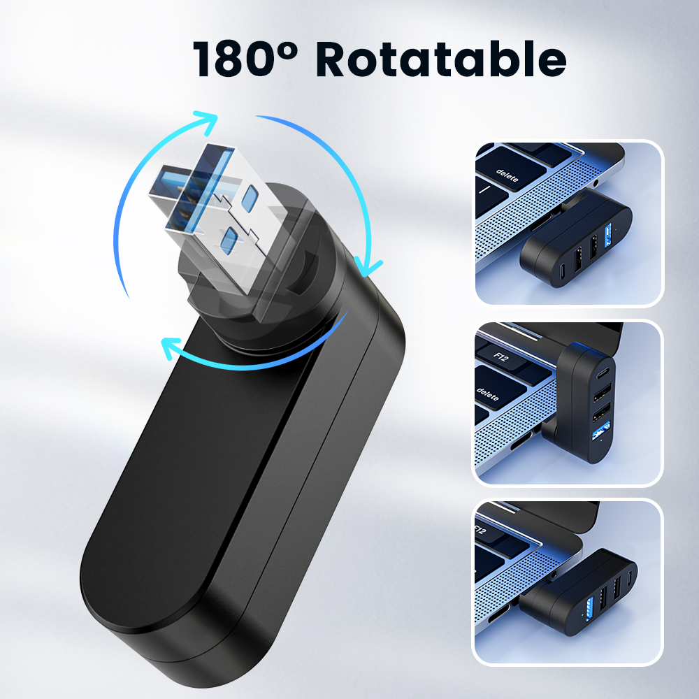 Hub USB 3.0 Mini Splitter Box  - Laptop Accessories Hub avis et prix